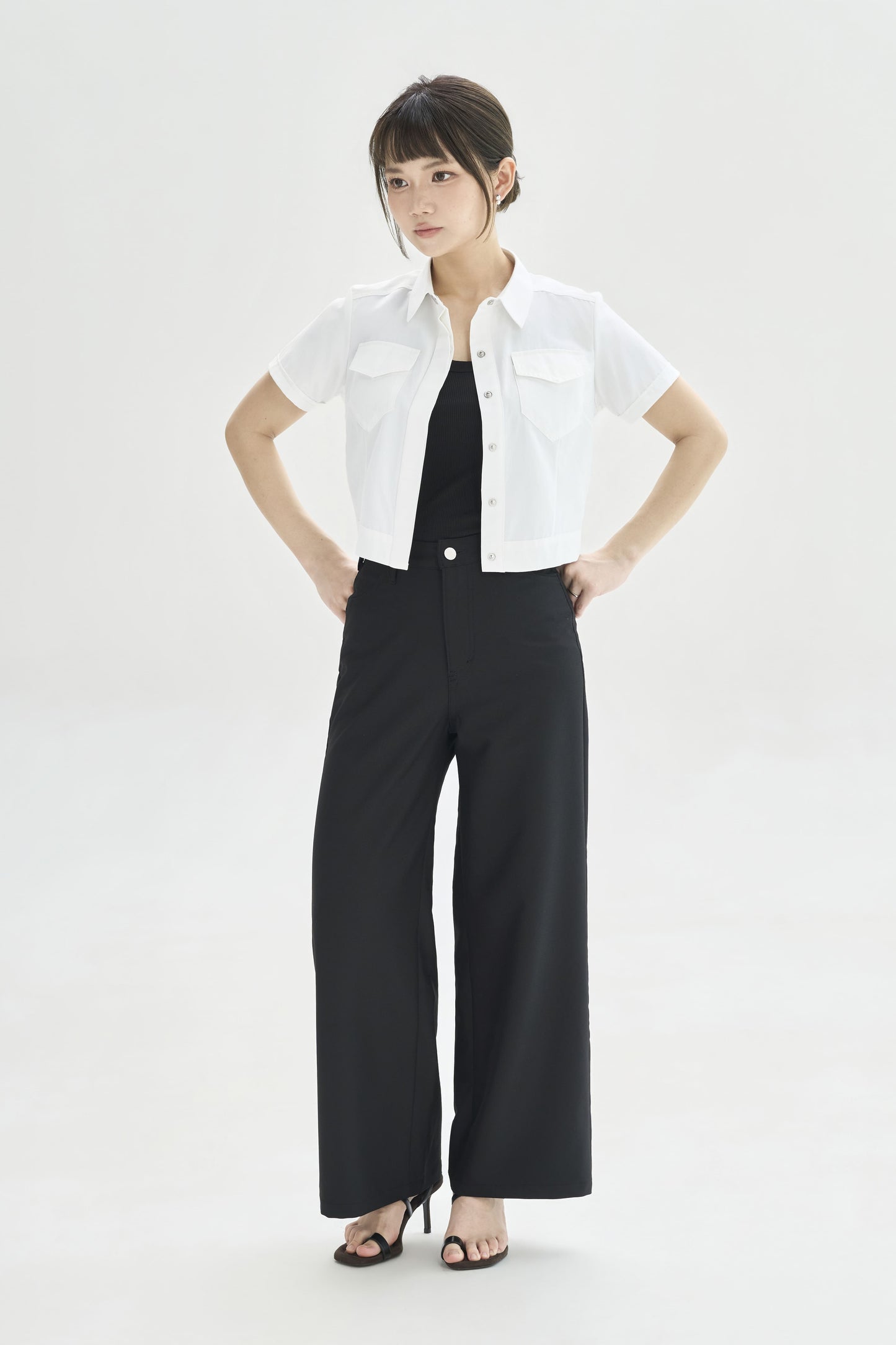 Black straight Pants