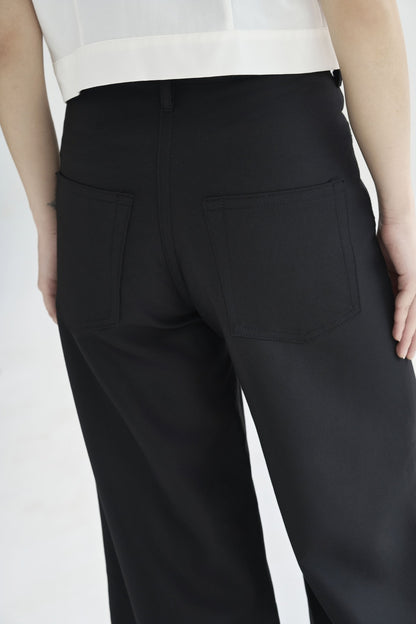 Black straight Pants