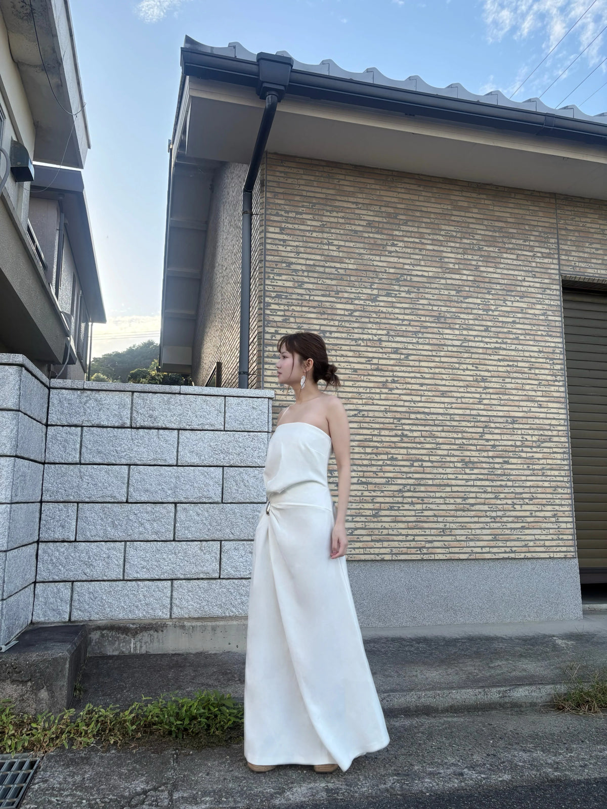 アマネ ドレス（ホワイト） スタイリング